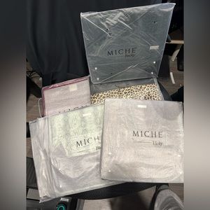 6 x classic Miche bag shells. All new